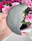 Large Gold Sheen Obsidian Moon