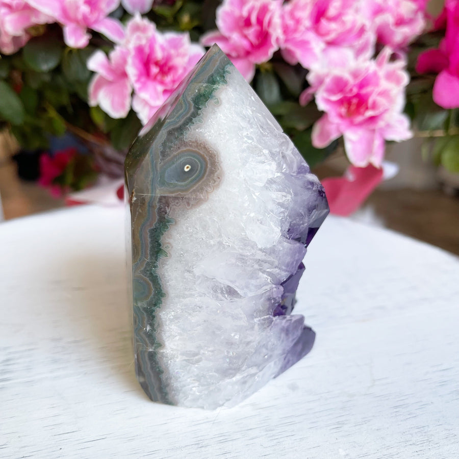 Amethyst Geode Tower