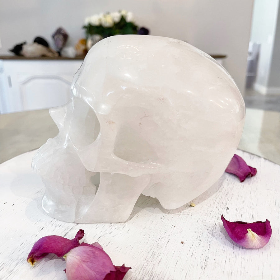 Huge Quartz Crystal Skull