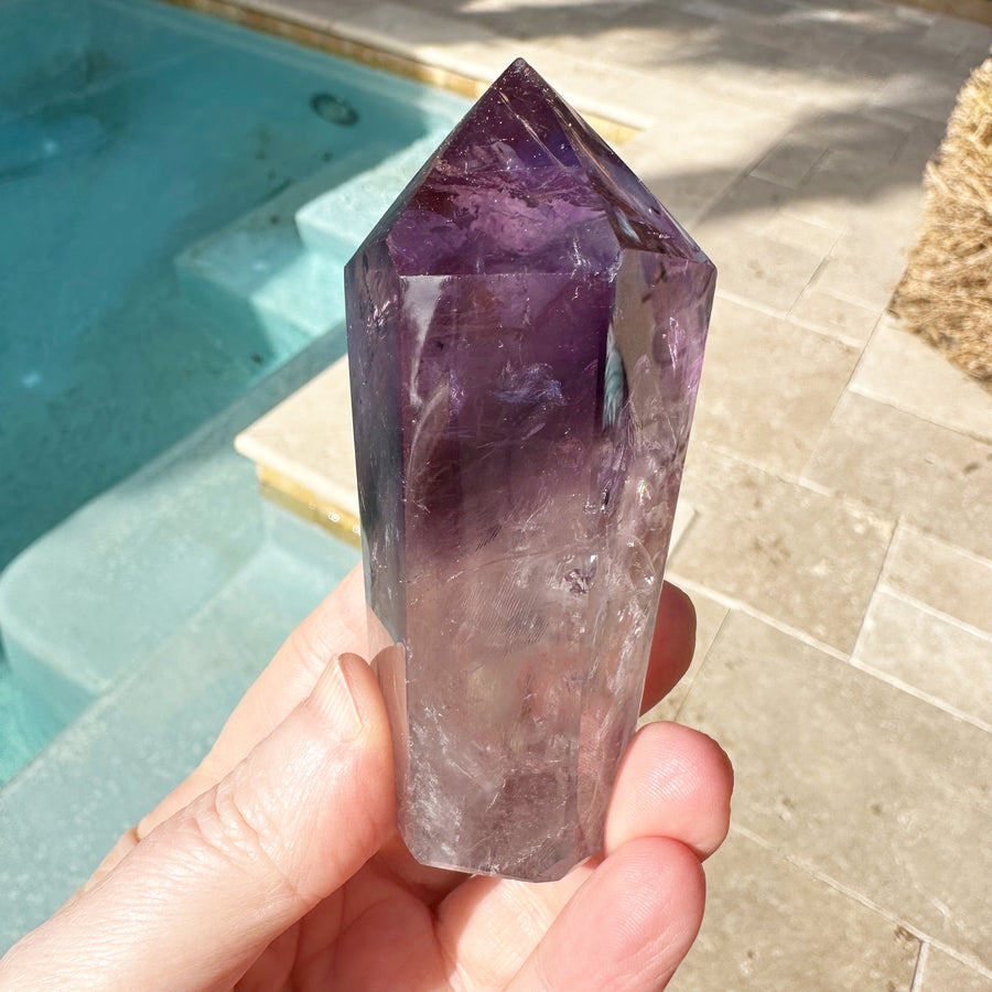 Ametrine Phantom Tower with Rainbows
