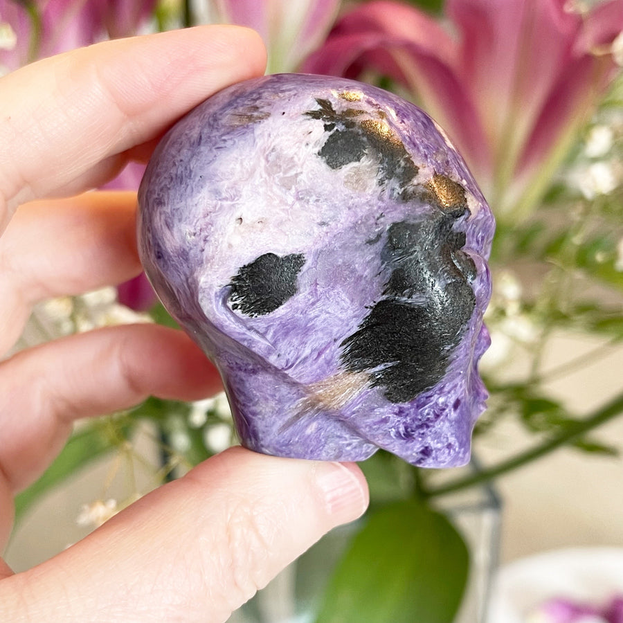 Charoite Starbeing Crystal Skull
