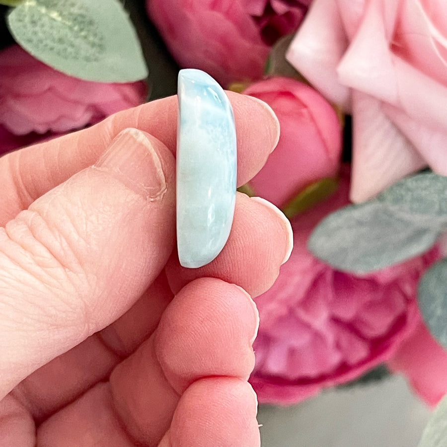 Natural Larimar Cabochon Grade A