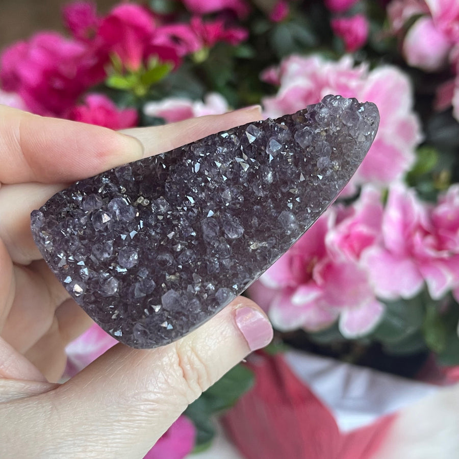 Amethyst Geode Partially Polished