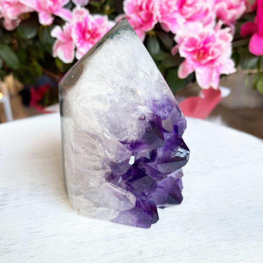 Amethyst Geode Tower