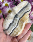 Banded Calcite Crystal Skull