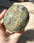Rare Lemurian Aquatine Calcite Crystal Skull