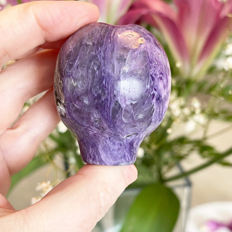 Charoite Starbeing Crystal Skull