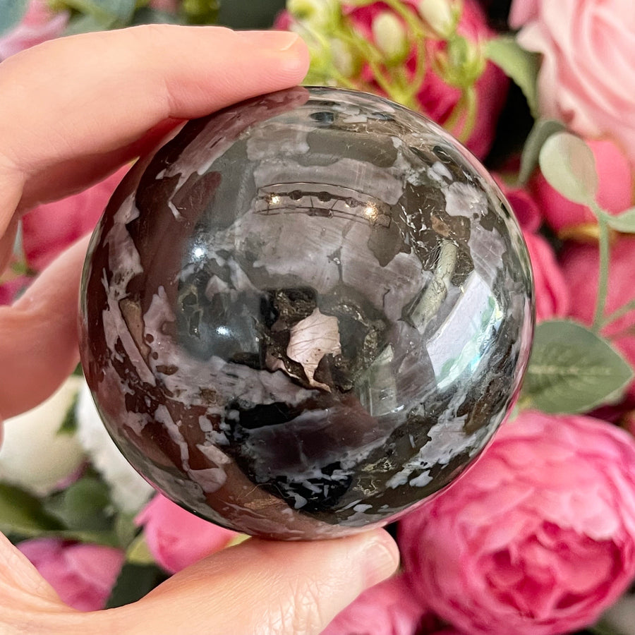 Gabbro Crystal Sphere