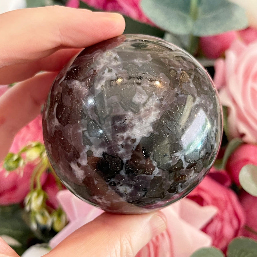 Gabbro Crystal Sphere