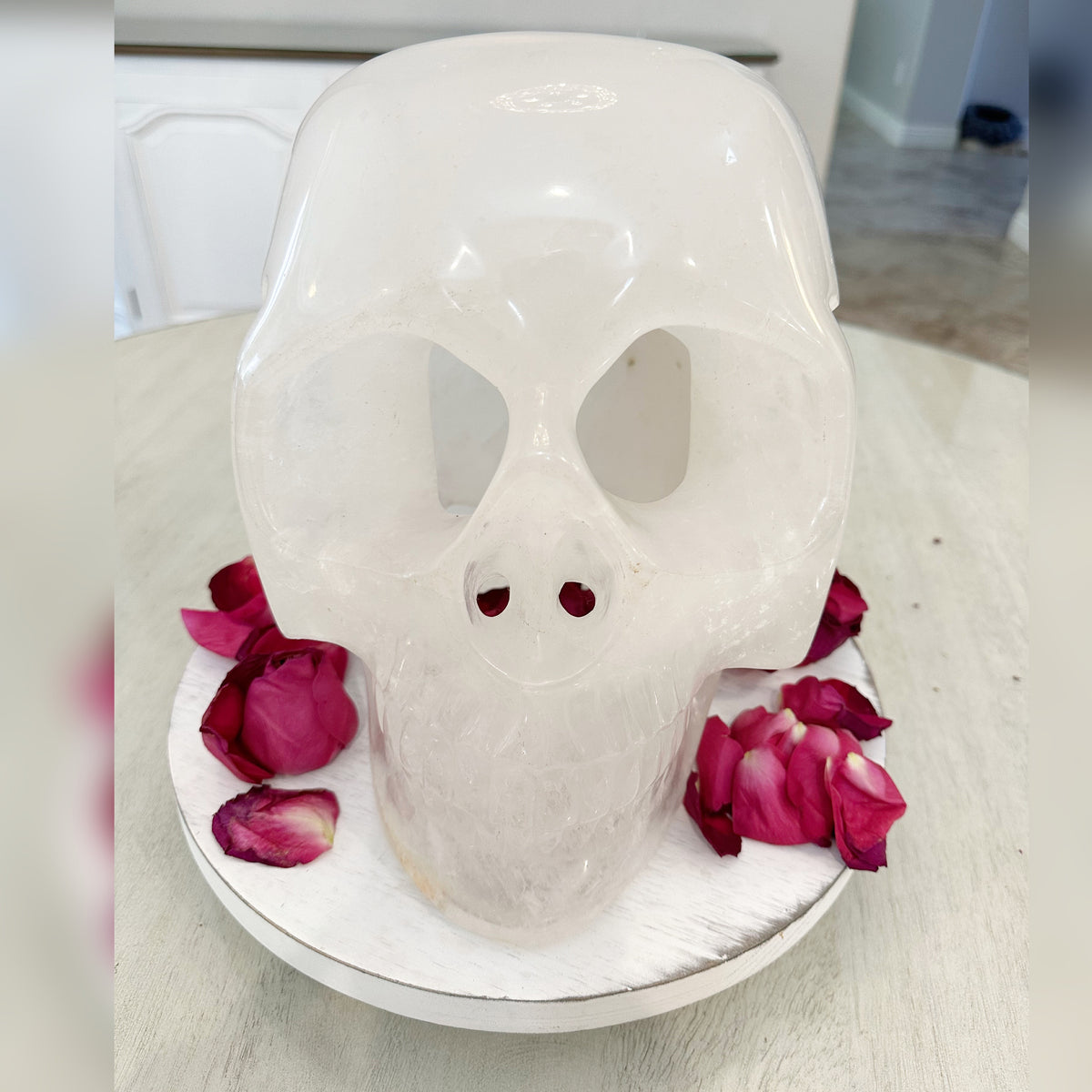 AKASHA Himalayan Quartz Master Crystal Skull Ancient Skull Energized