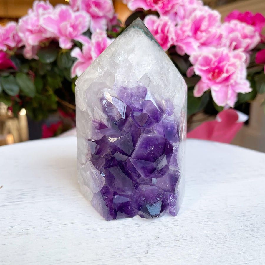 Amethyst Geode Tower