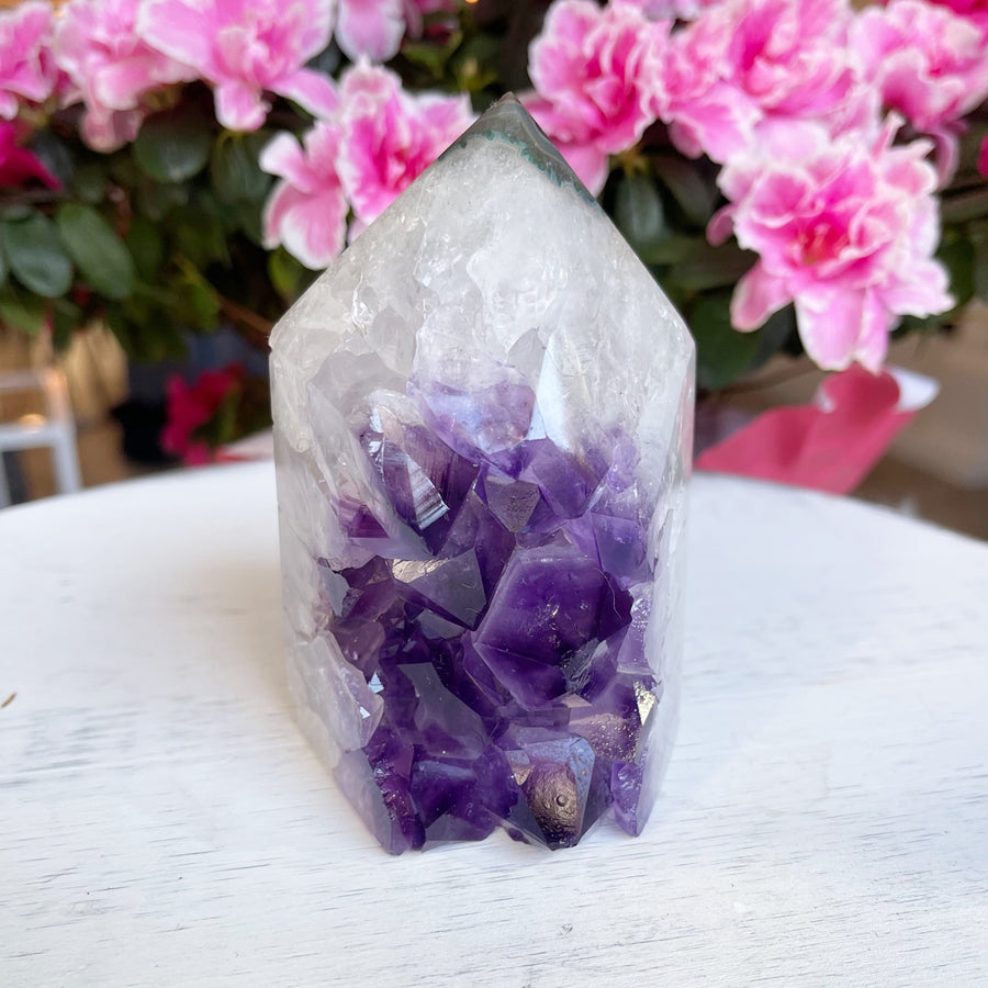Amethyst Geode Tower